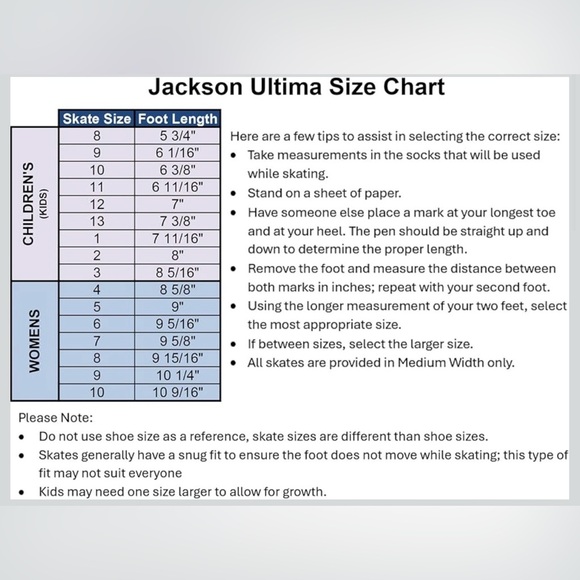 ✨New✨ Jackson Ultima Classic 200: Women/Girl’s Figure Ice Skates- Size 5 - Picture 6 of 15
